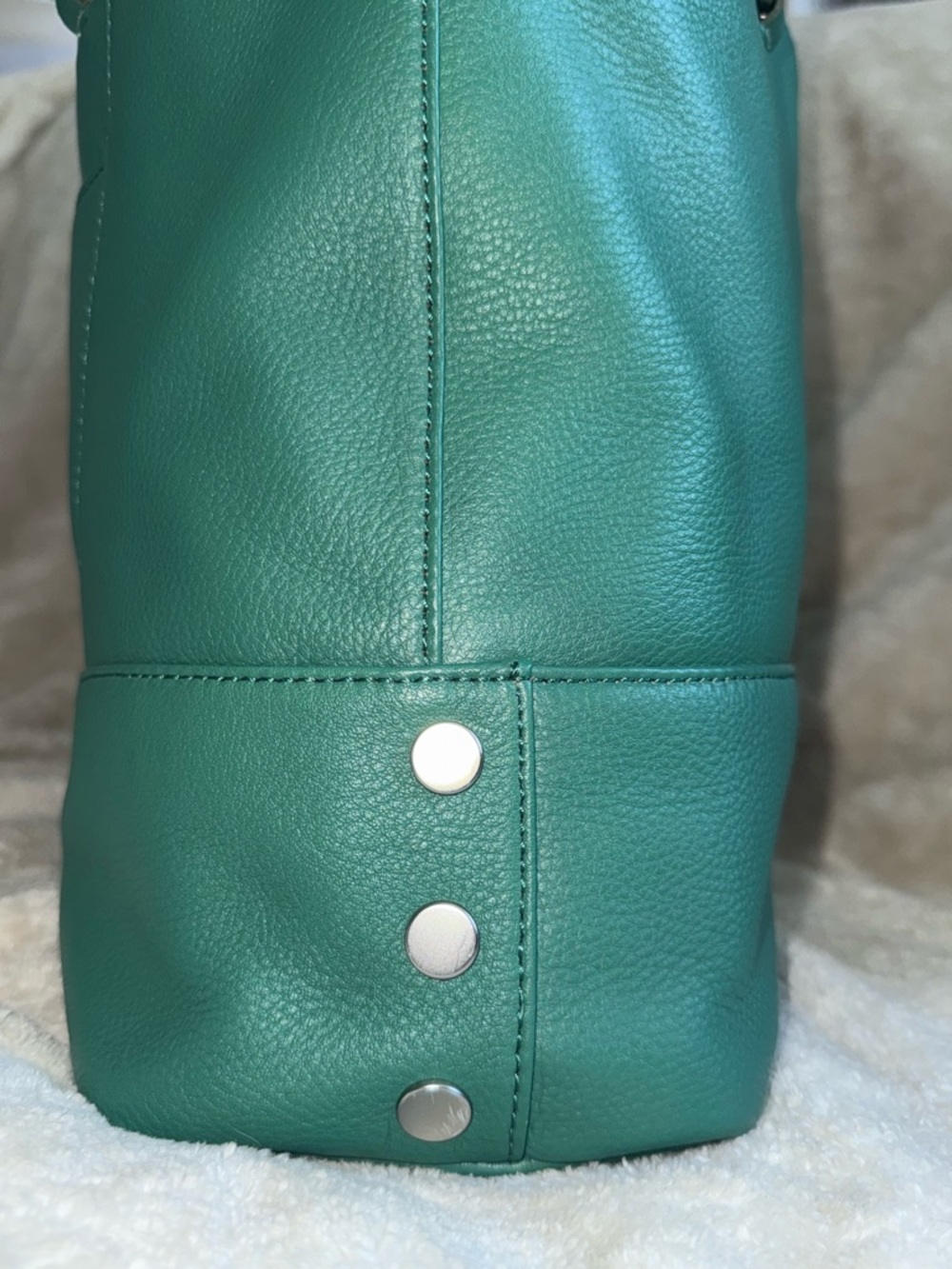 NWOT Hammitt Verdant Green Pebbled Leather Large Andersen Shoulder Tote Bag 2022 - Picture 14 of 17